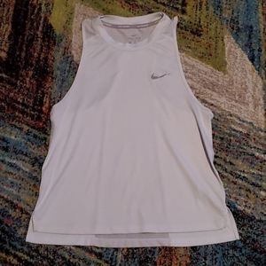 White Nike Tank